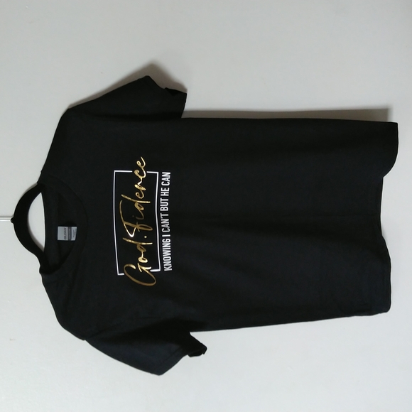 SBC God-fidence Short Sleeve Crew Neck Black T-Shirt - Picture 5 of 5